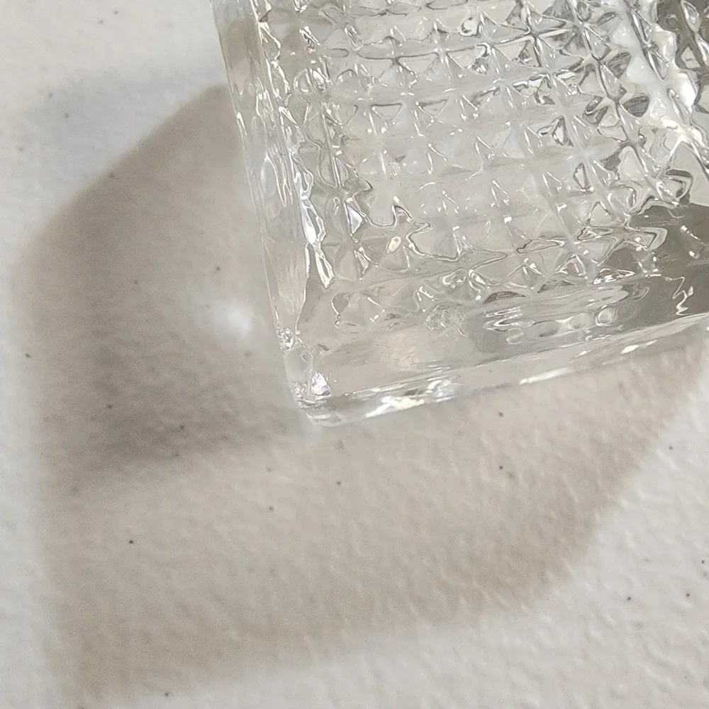 Vintage Open Salt Cellars 6-Pack, Clear Crystal Glass